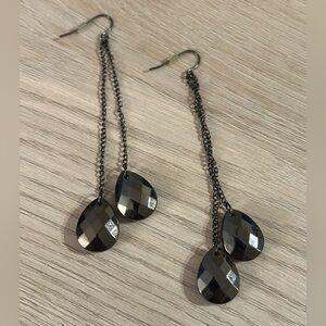 Black Dangle Earrings